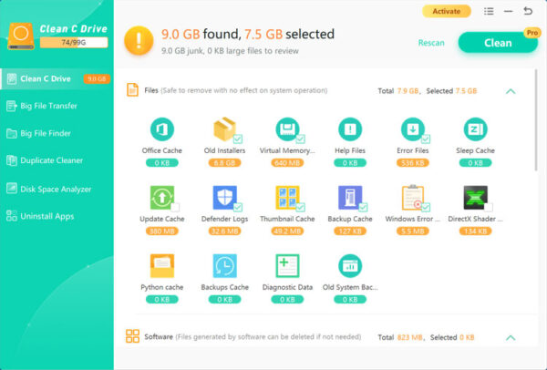 Clean Your PC to Remove Junk Files and Free Up Space with WMaster Cleanup
