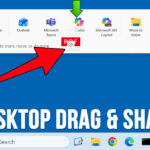 Desktop Drag and Drop Tray File Sharing