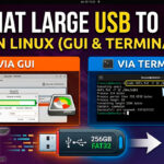 Format USB drive as FAT32 in Linux