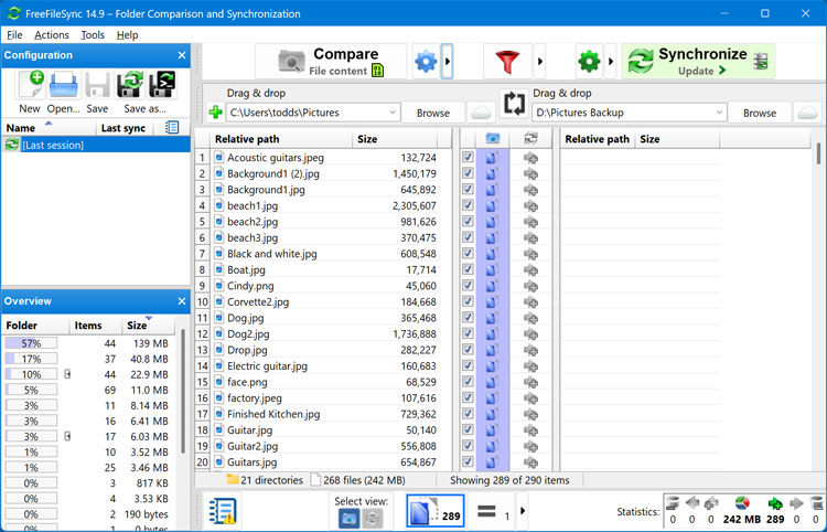 Backup and Synchronize your Files and Folders for Free with FreeFileSync
