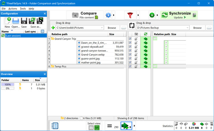 Backup and Synchronize your Files and Folders