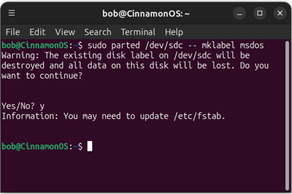 Format a Large Capacity USB Flash Drive in Linux as FAT32 - Online ...