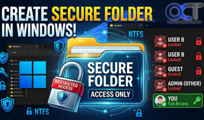 Create a secure folder in Windows