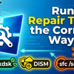 CHKDSK vs. DISM vs. SFC for Windows repair