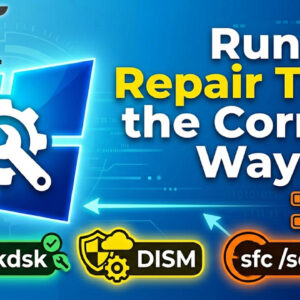 CHKDSK vs. DISM vs. SFC for Windows repair