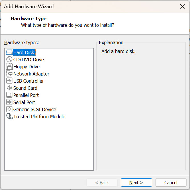 VMware add virtual disk