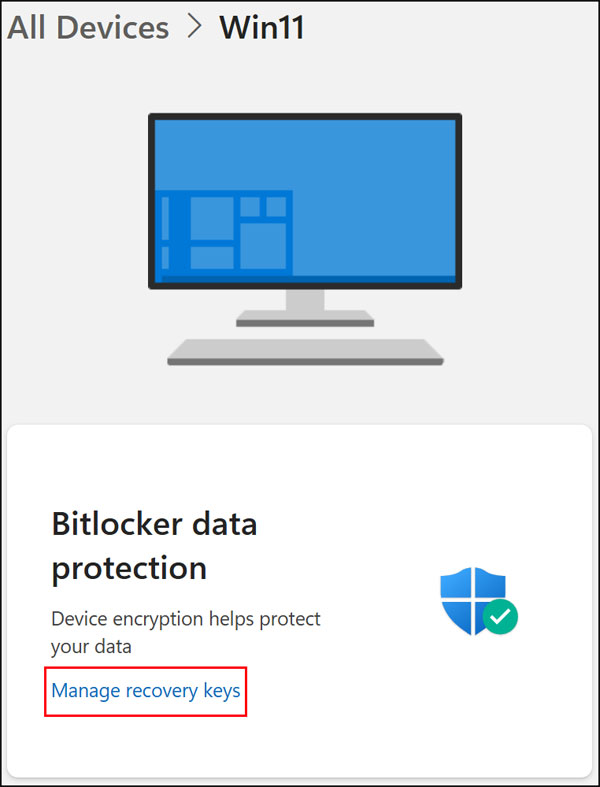 BitLocker Data Protection for Device