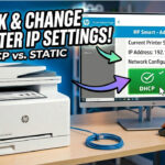 Configure HP Printer IP Address Settings