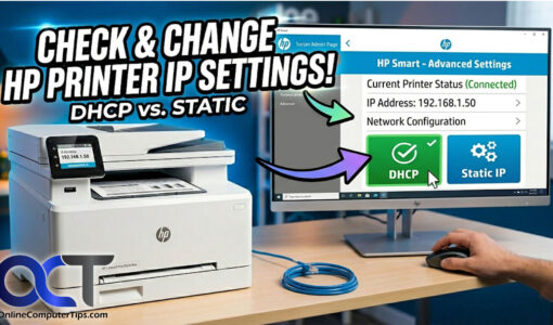 Configure HP Printer IP Address Settings