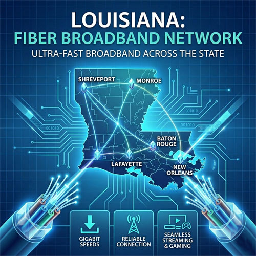 Choosing a high speed fiber internet plan in Louisiana