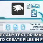 Paste text and images as files with Windhawk