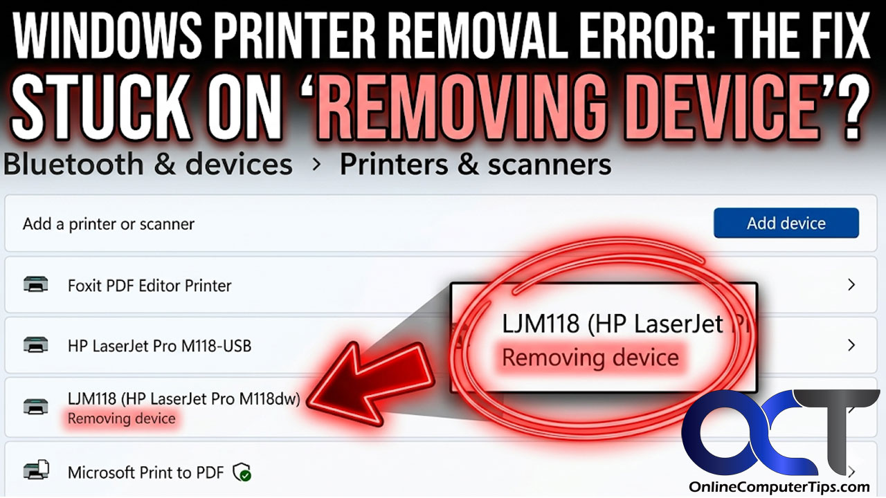 Bluetooth & devices > Printer and scanners