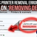 Printer Stuck on "Removing Device"