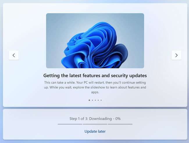 Skip Windows updates option