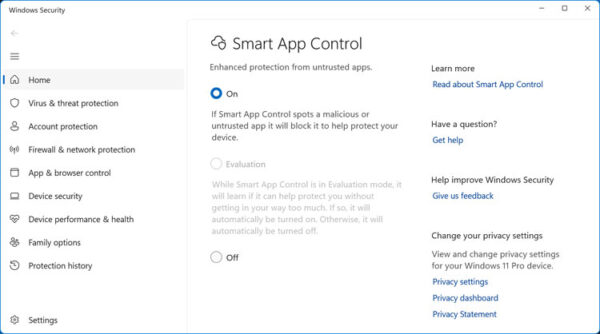 Windows Smart App Control Settings: How to Fix 