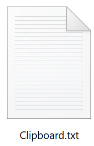 Notepad file
