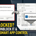 How to unblock files in Windows