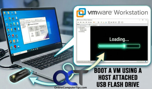 Boot VMware Workstation with host attached flash drive