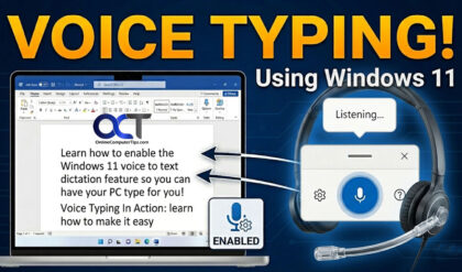 Enable Windows Voice Typing