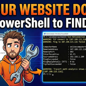 Use the Test-NetConnection Command to Test Website Connection