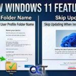 New Windows 11 installation features