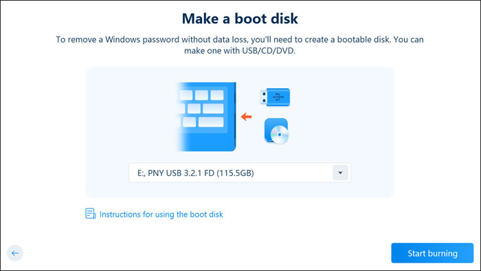 4WinKey make boot disk