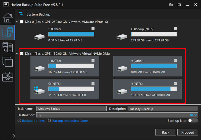 Hasleo Backup Suite System Backup