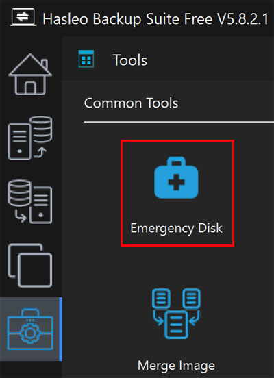 Halseo emergency disk icon