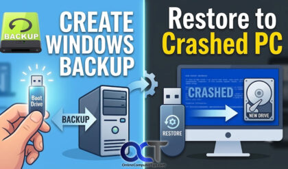 Create and restore Windows System Image backups
