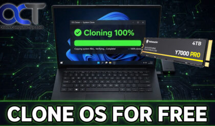 Clone your Windows disk to a new hard drive