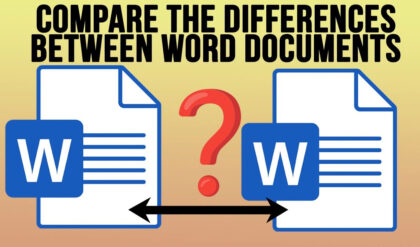 Compare differences in Microsoft Word Documents