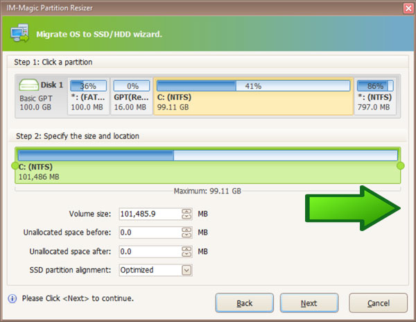 Extended C drive