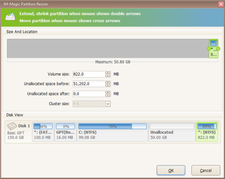 IM-Magic Partition Resizer