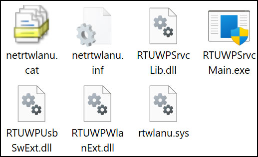 Network driver files