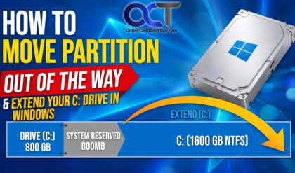 Extend Your Hard Drive When There is a Partition in the Way