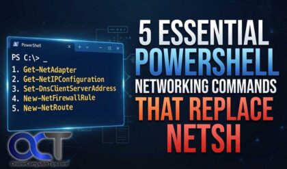5 PowerShell Networking Commands to Replace Netsh