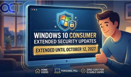 Windows 10 Support Extended Until October 12 2027