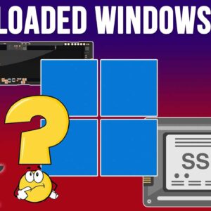 Pre-installed Windows 11 SSD Drive