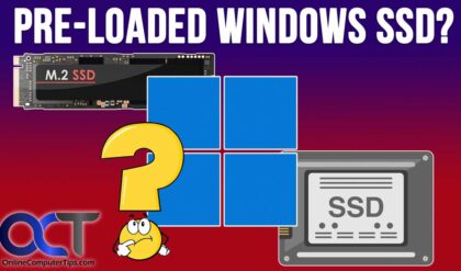 Pre-installed Windows 11 SSD Drive