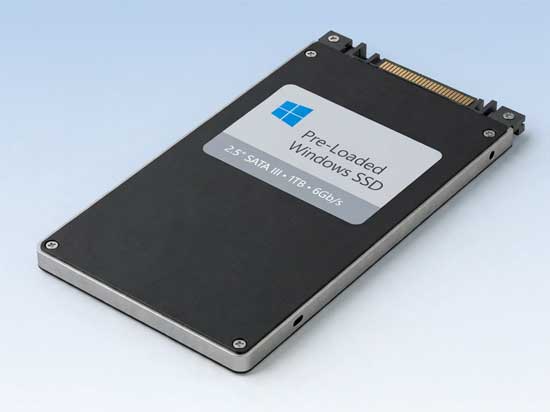 Pre Loaded Windows SSD