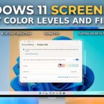 Adjust the tint levels of your screen in Windows 11