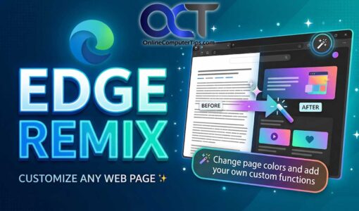 Microsoft Edge Remix Feature