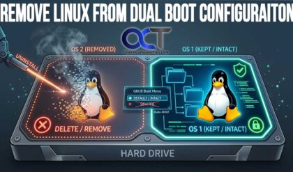 How to Remove One Linux Distro From Dual Boot