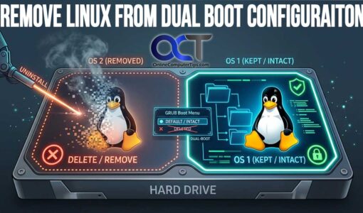 How to Remove One Linux Distro From Dual Boot